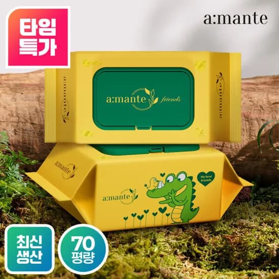 프렌즈 70gsm 고평량 물티슈 70매 20팩 15,600원