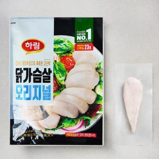 하림 닭가슴살 오리지널 100g 8개 15840원