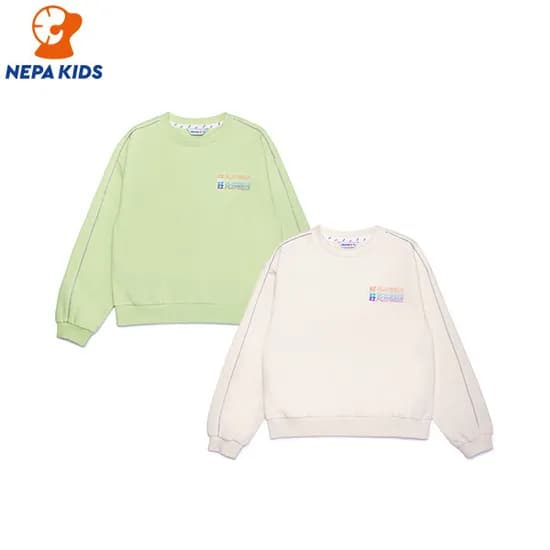 네파키즈 이젤 크롭 맨투맨 KH85301 6,800원 무배 (110,120)사이즈만