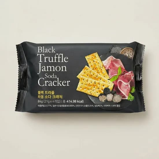 블랙 트러플 하몽 소다 크래커 84g 6팩