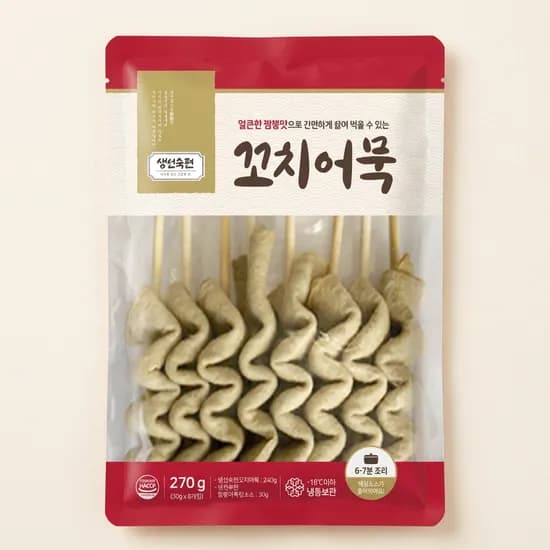 토스 생선숙편 꼬치어묵 240g 4개 6900원