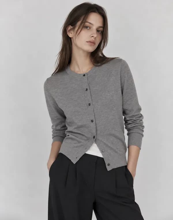 베이직 라운드넥 가디건 19,900원