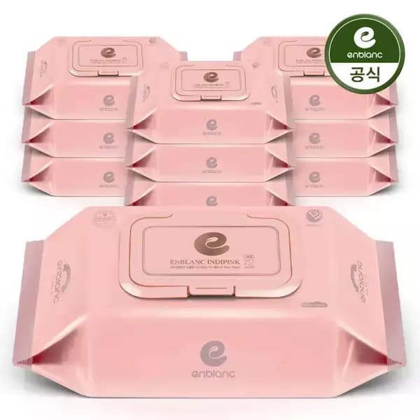 앙블랑 인디핑크 캡형 본품 72매 10팩 9,900원