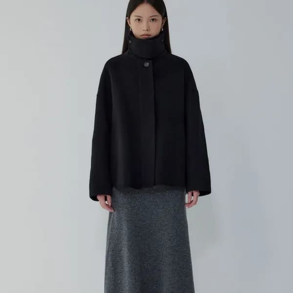 보브 캐시미어 블랜디드 하프 자켓 222,650원