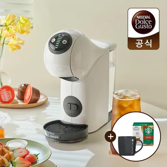 돌체구스토 커피머신 지니오 S 베이직+스타벅스캡슐1박스+스타벅스 블랙머그컵 69,000원