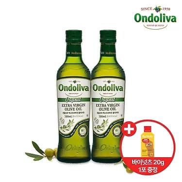 온돌리바 엑스트라버진 올리브유 500ml 2병