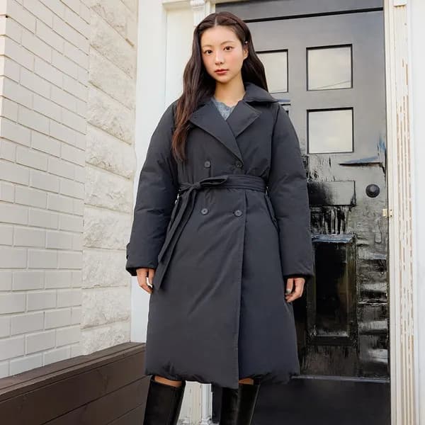 올리브데올리브 더블 트렌치 구스 점퍼 116,000원
