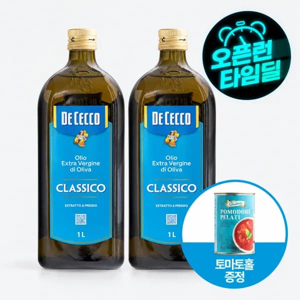 데체코 엑스트라버진 올리브 오일 1L 2병 28,900원