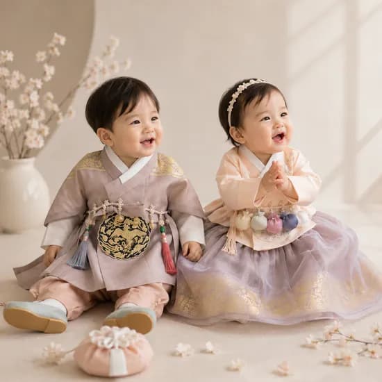 궁 한복 대여 돌잔치 아가 남아 여아 서울 가족 돌 촬영 한복 119번