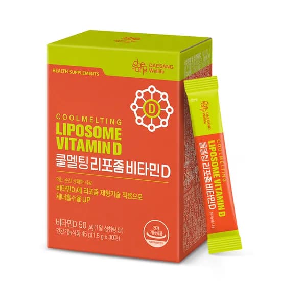 웰라이프 쿨멜팅 리포좀 비타민D 1.5g 30포 29,900원