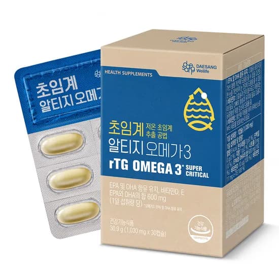 웰라이프 초임계 알티지 오메가3 30캡슐, 1개