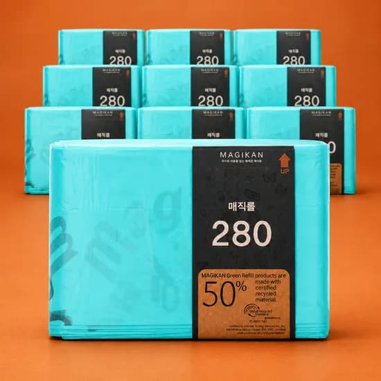 매직캔 리필봉투 280 매직롤 리필 10개입 27L 히포 스텔라 MH280 MJ280 호환