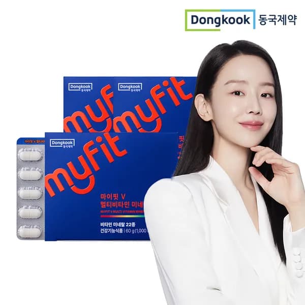 동국제약 마이핏V 올인원 종합 멀티 비타민 미네랄 포맨 포우먼 영양제 60정 3개