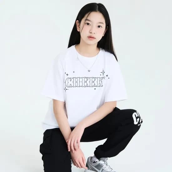 더데이걸 목걸이 박시 티셔츠 TGRA24412
