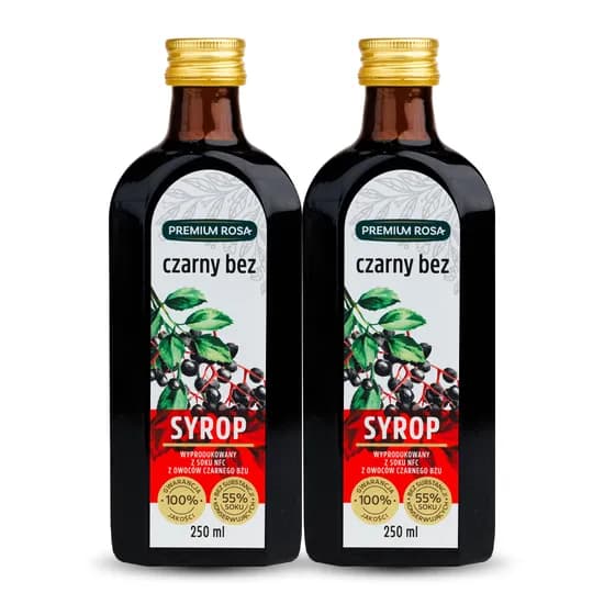 프리미엄로사 삼부커스 엘더베리 시럽 액상 유아 어린이 키즈 250ml 2병