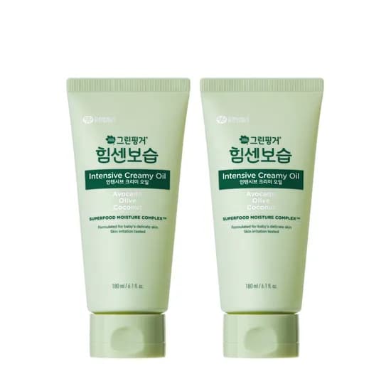 그린핑거 힘센보습 인텐시브 크리미오일 블루베리 바닐라향 180ml