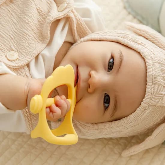라라앤모어 이앓이 실리콘 엄지척 아기 신생아 손목치발기 케이스미포함