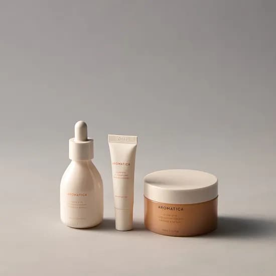 아로마티카 글로우 비타 굿나잇 크림 90G & 세럼 30ML & 립 볼류마이저 10G 3종 세트