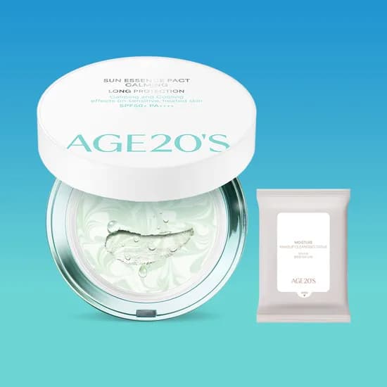 에이지투웨니스 카밍 롱프로텍션 무기자차 선팩트 12.5g 본품 (SPF50+ PA++++) 선쿠션 선크림 비건인증