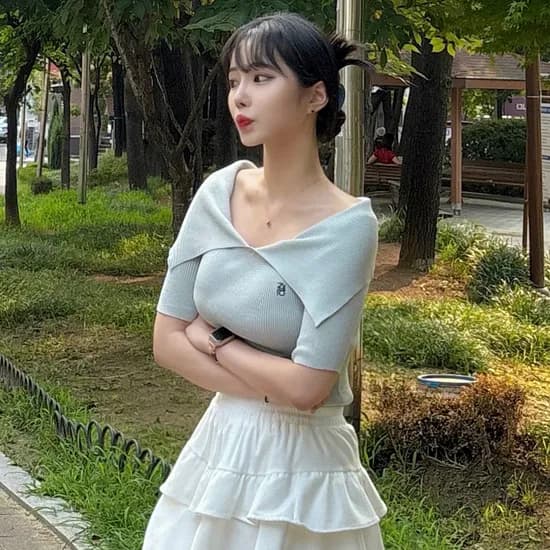 [제로스트릿][3컬러] 반팔 케이프 오프숄더 스웨터 SHORT SLEEVE CAPE OFF SHOULDER SWEATER