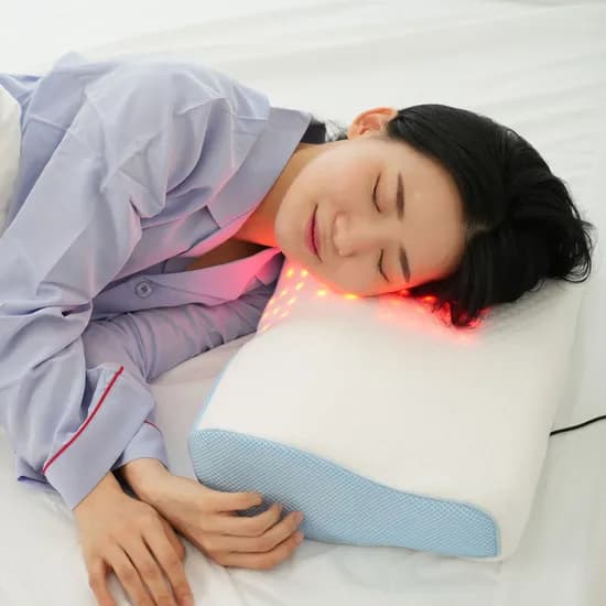 시리어스 LED 근적외선 메모리폼 베개 거북목 일자목 기능성 경추스트레칭
