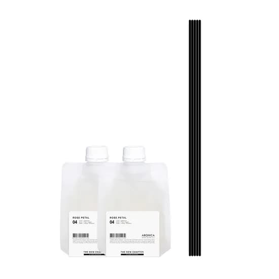 아로니카 챕터 디퓨저 리필파우치 200ml X 2 (섬유스틱 5P포함) 실내방향제 리필용