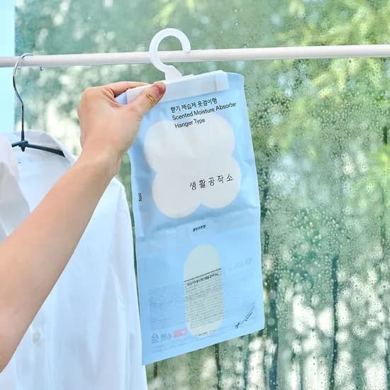 생활공작소 향기 제습제 퍼퓸 옷걸이형 습기제거제 클린코튼 10+2