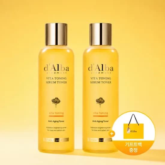 달바 비타 토닝 세럼 토너 180ml 2개