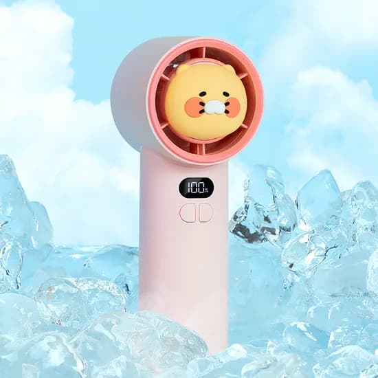 카카오프렌즈 Z터보 핸디 선풍기(일반형/볼캡형) 핑크춘식