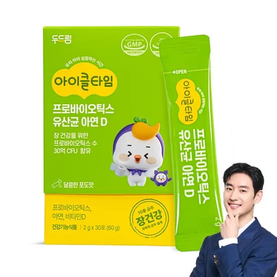 아이클타임 프로바이오틱스 유산균 아연 D 30포, 1개