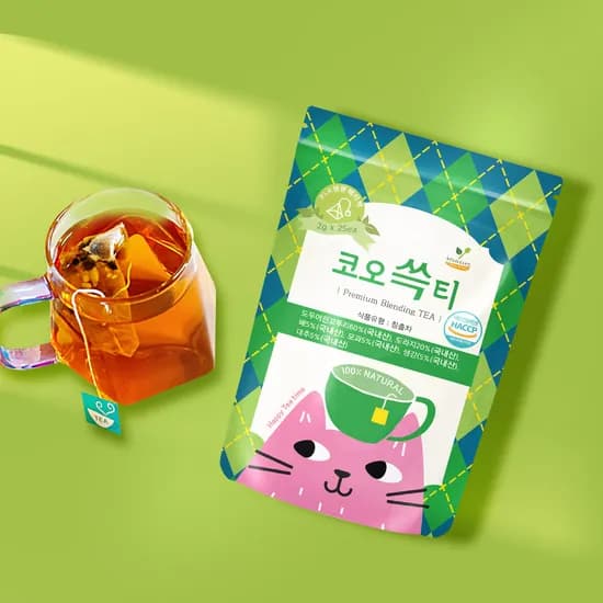 코오쓱티 작두콩차 배도라지차 모과 생강 대추 올인원 환절기 블렌딩티 티백