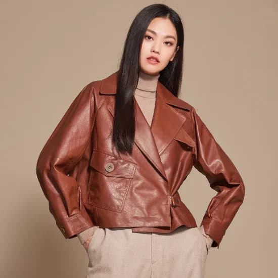 이태리 베지터블 크롭 재킷 DJK20C305 199,000원