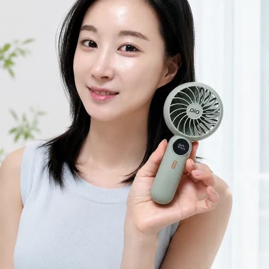 피오 미니 휴대용선풍기 초소형 핸디 손 선풍기 무선 손풍기 초경량 초소형