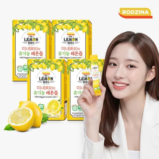 미녀의 유기농 레몬즙 스틱 14포 4개
