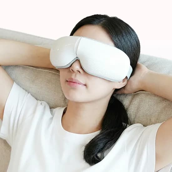 닥터체크 아이편해 온열 눈마사지기 눈찜질기 마사지기계 진동안마기 무선 휴대용 안구안마기