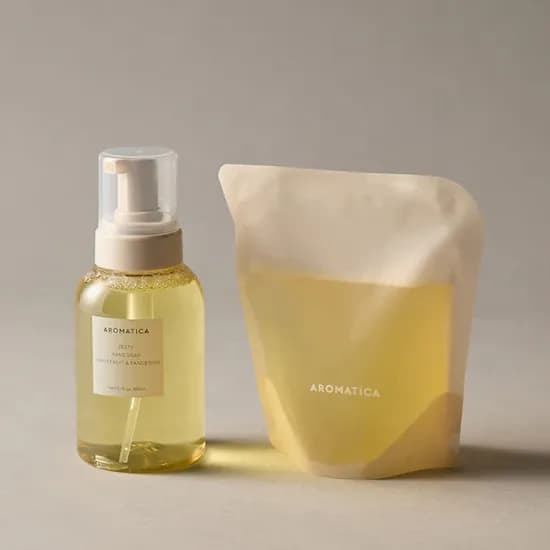 아로마티카 제스티 핸드솝 그레이프프룻 & 탠저린 본품 & 리필 세트 300ml + 300ml