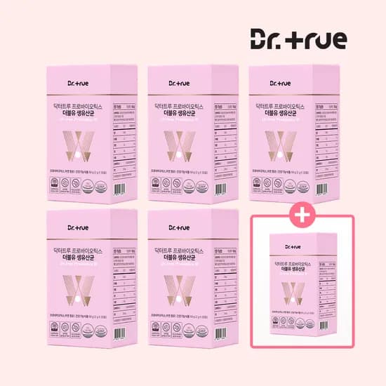닥터트루 특허 락토바실러스 프로바이오틱스 더블유 유산균 30포, 6개