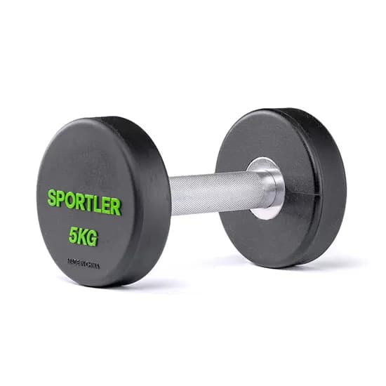 스포틀러 CPU 헬스 덤벨 로우 웨이트 맨몸 팔 등 근력 운동 아령 5kg 1개