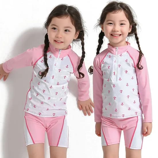 아동 유아 돌 아기 수영복 여아 래쉬가드 마린 래시가드 상하세트