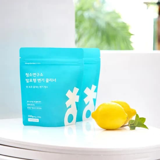 청소연구소 청연 발포형 변기 세정제 클리너 화장실 청소 변기세척 5개입