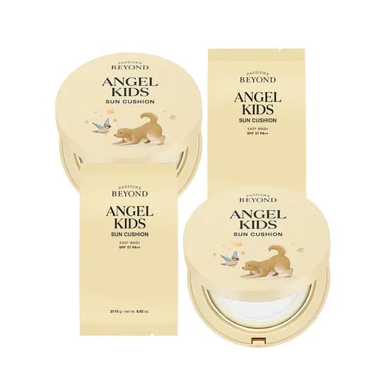비욘드 엔젤키즈 이지워시 선쿠션 (본품 15g+리필 15g) (SPF 37 / PA++)X2개