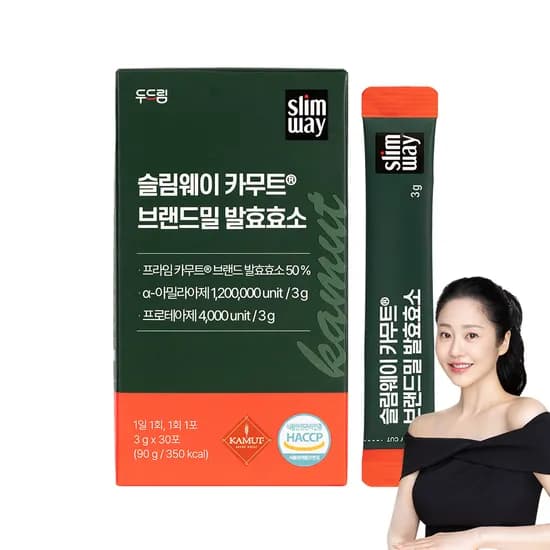 슬림웨이 카무트 브랜드밀 발효효소 30포, 1개
