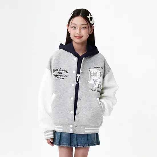더데이걸 쿠션지 박시 야구점퍼 TGJA24801