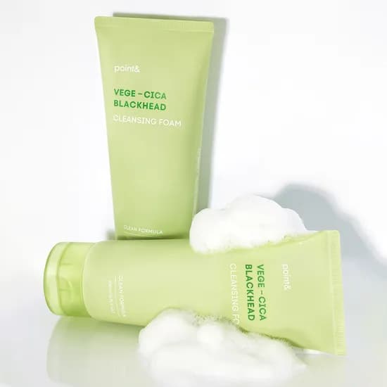 포인트앤 베지 시카 뽀득 약알칼리성 클렌징 폼 200ml 2개