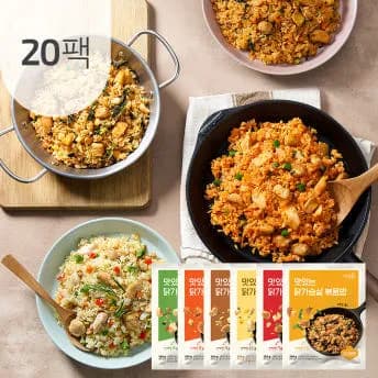 아임닭 닭가슴살 볶음밥 200g 6종 20팩