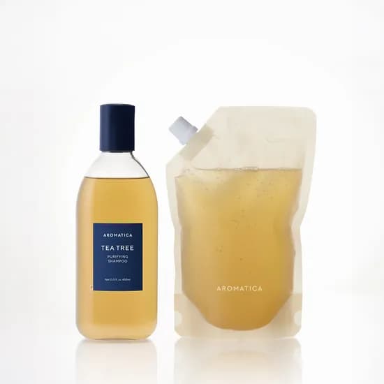 아로마티카 티트리 퓨리파잉 샴푸 400ML & 리필 500ML 세트