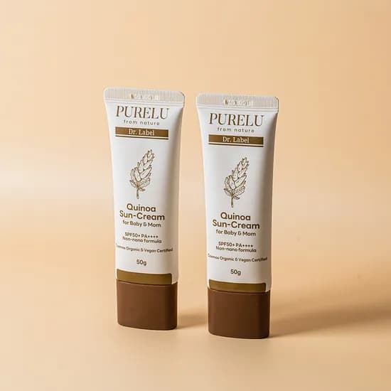 퓨어루 무기자차 썬크림 아기 어린이 물놀이 저자극 선크림 SPF50+ 50ml 2개