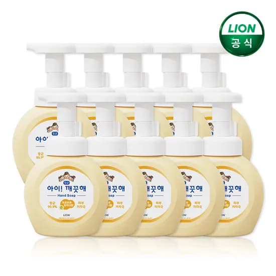 아이깨끗해 핸드워시 본품 250ml 10개 거품형 손세정제