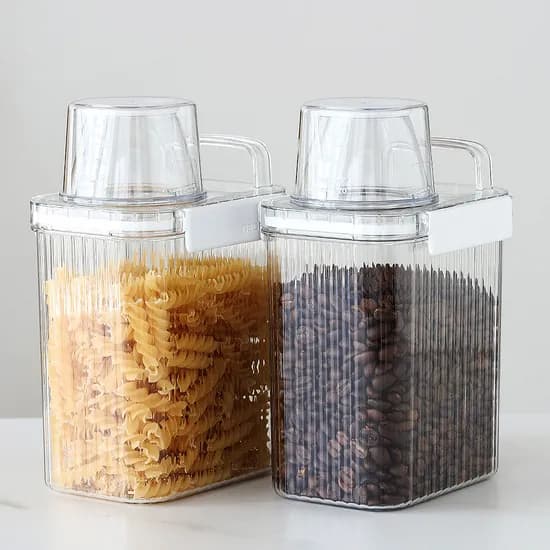네오플램 4중 밀폐 잡곡통 2p 1.3L 2개