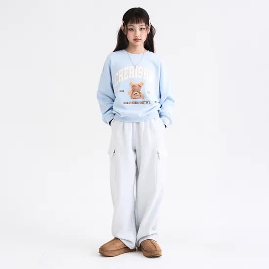더데이걸 쭈리 기모 파라수트 팬츠 TGTM24W3E